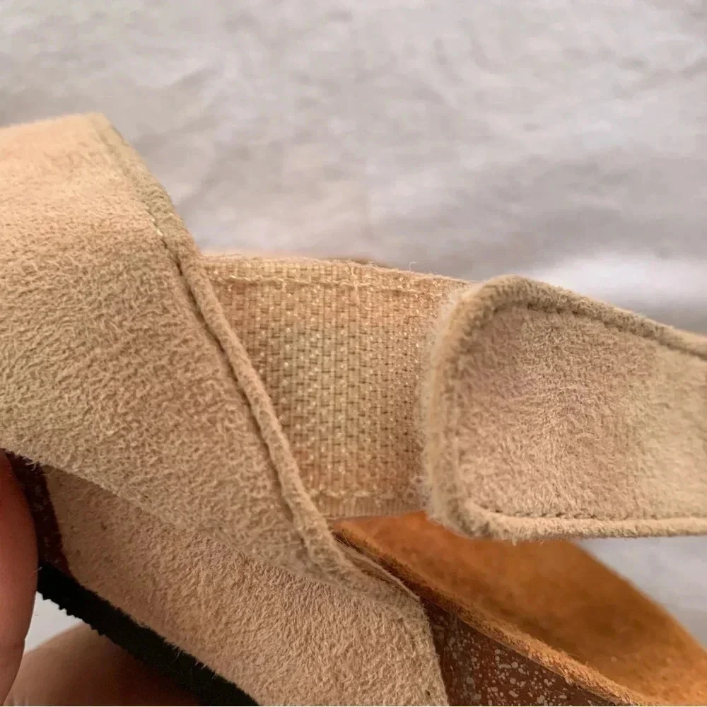 Scandic Gypsy Little Gypsy Pink Suede Sandal Size 12 Youth